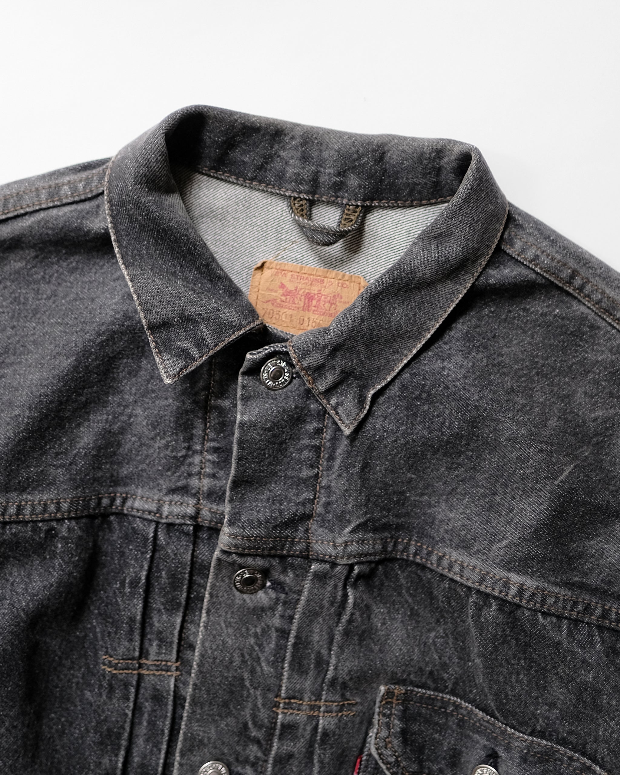 Euro Levi's 1st type Jacket BLACK – Barr vintage select store
