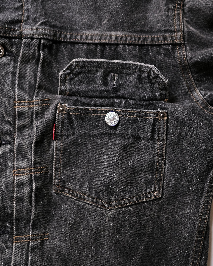 Euro Levi's 1st type Jacket BLACK – Barr vintage select store