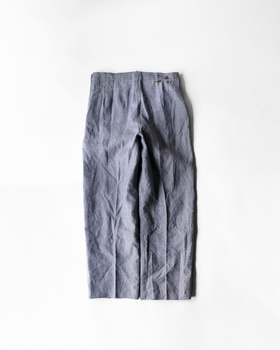 French Navy Ramie Linen Sailor Pants Deadstock – Barr vintage